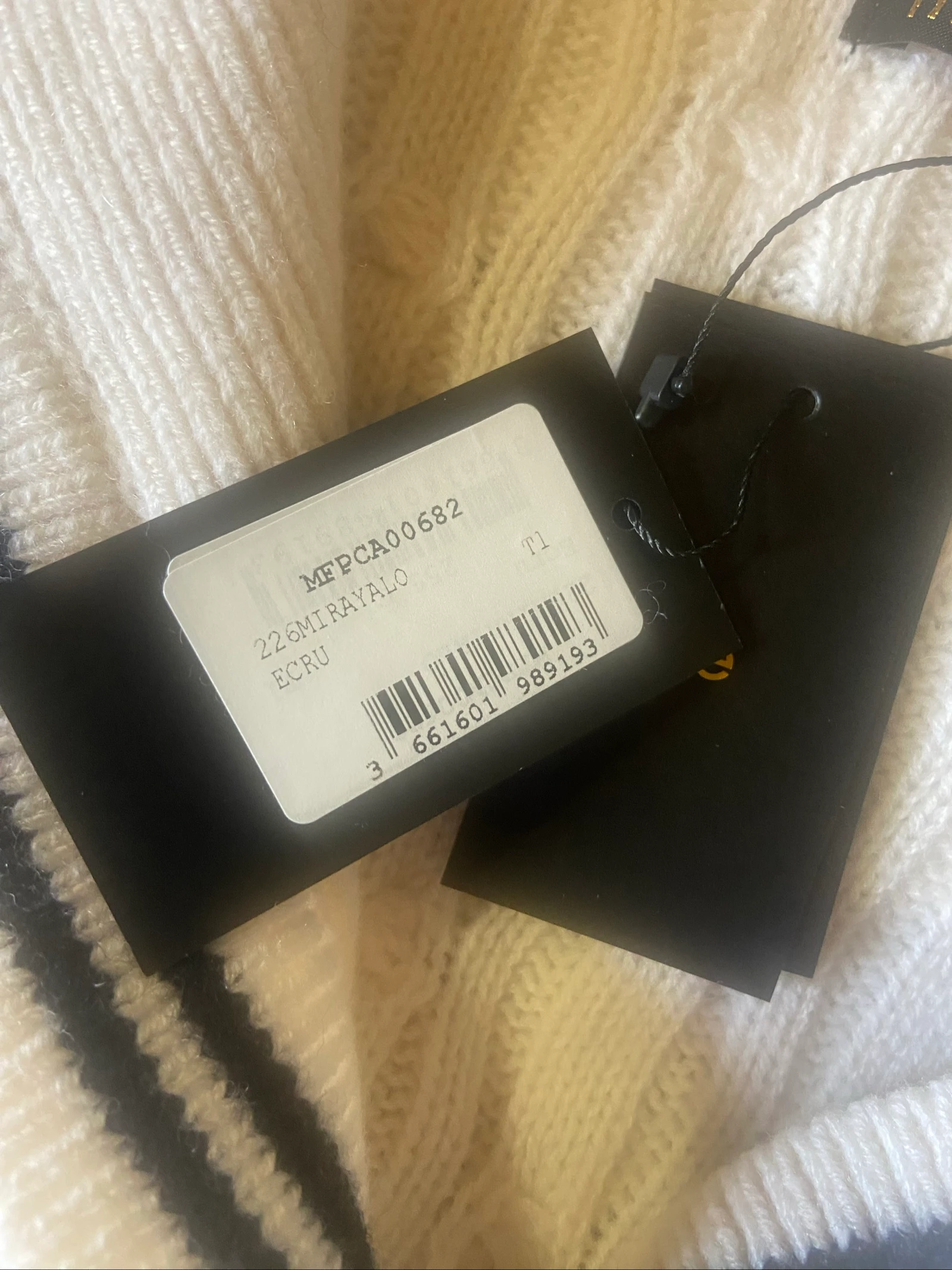 Cardigan de punto con cuello barco nuevo – photo 8